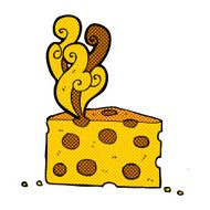 comic cartoon smelly cheese