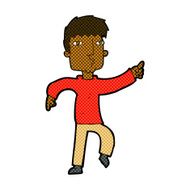 comic cartoon dancing man N6