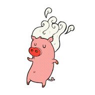 smelly comic cartoon pig