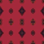 Colorful ethnic seamless pattern Bright hand-drawn background N13