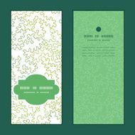 Vector curly doodle shapes vertical frame pattern invitation greeting cards N3