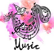 Music Sketch Background