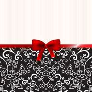 Vintage romantic background floral card