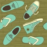 shoes seamless pattern