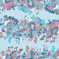 Abstract seamless hand-drawn pattern N84