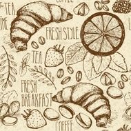 Breakfast sketched set N12