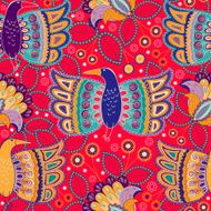 Seamless ornamental pattern Ethnic ornament background