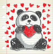 panda doodle N20