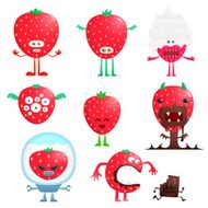 Funny strawberry