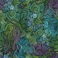 Vector seamless abstract floral pattern N3