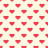 seamless scribble red heart background