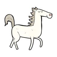 Cartoon Horse N122