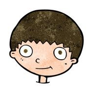 cartoon happy boy N387