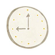 cartoon clock symbol N12