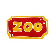 Cartoon Zoo Sign N29