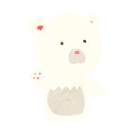 cartoon polar teddy bear N4