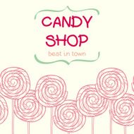 Cartoon lollipops