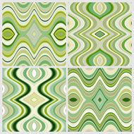 Set of Vector Seamless Abstract Wavy Backgrounds N5