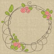 doodle floral frames N2