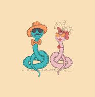 Hipster character vector illustration N2