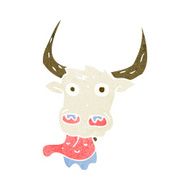 Cartoon Cow Face N17