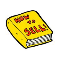cartoon how to sell book N14