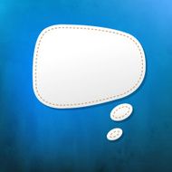 Blue Texture With Speech Bubble N2