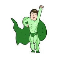 Cartoon superhero N44