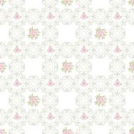 Vintage Rose seamless pattern