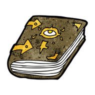 cartoon magic spell book N53