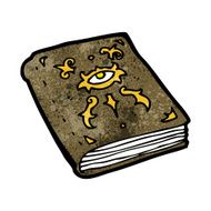 cartoon magic spell book N54