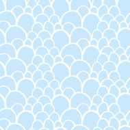 Seamless pattern with abstract stylized hand drawn scale texture N17