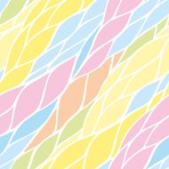 Seamless pattern with colorful hand drawn abstract ornament N4