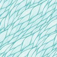 Seamless pattern with hand drawn abstract waves texture N18