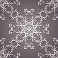 Seamless Ornate Pattern (Vector) Hand Drawn Vintage Texture N13