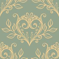 Vector Seamless Pattern with Hearts N5