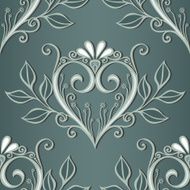 Vector Seamless Pattern with Hearts N6