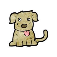 cartoon little dog N180