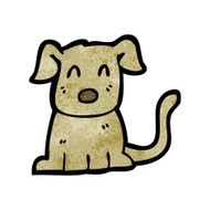 cartoon little dog N181