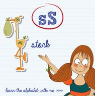 alphabet worksheet of the letter s