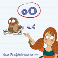 alphabet worksheet of the letter o