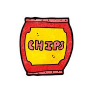 cartoon potato chips bag N4