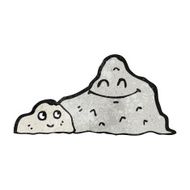 cartoon happy mountain N4
