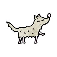 cartoon scruffy dog N6