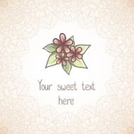 Beautiful flourish background N2