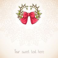 Beautiful romantic flourish background N2