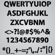 Alphabet scribble