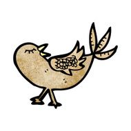 cartoon little bird N44