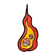 cartoon burning coals N5