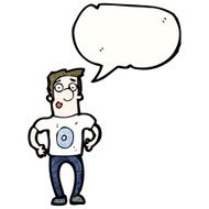 cartoon man in number zero shirt N10